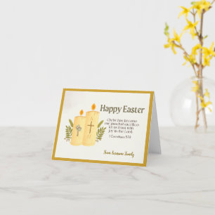 Personalised Catholic Easter Card