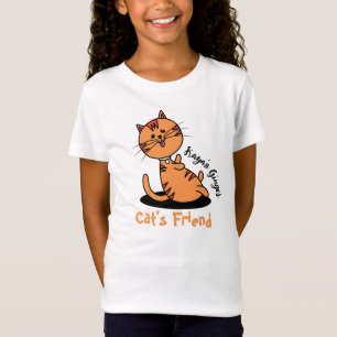 Personalised Cat's Friend T-Shirt