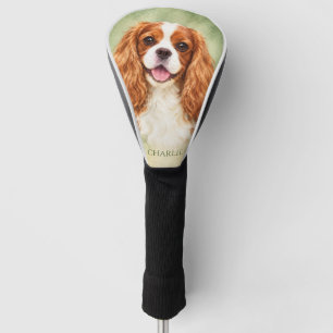 Personalised Cavalier King Charles Spaniel  Golf Head Cover