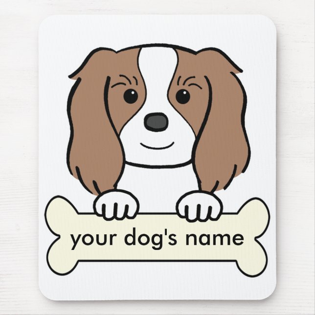 Personalised Cavalier Mouse Mat (Front)