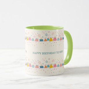 Personalised Celebration Mug – Cakes & Confetti