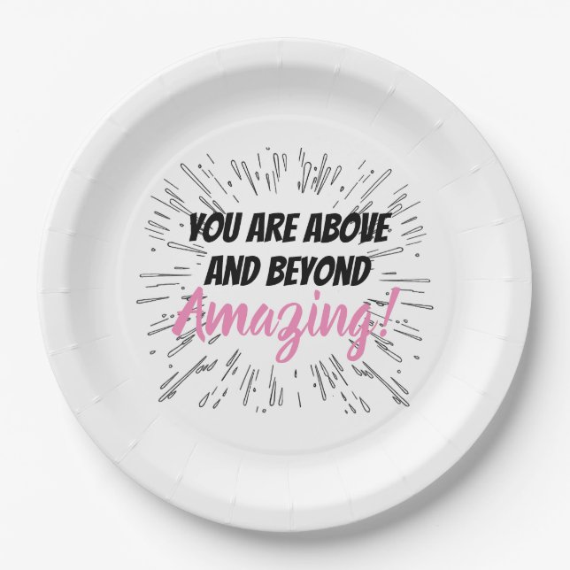 Personalised Celebration Paper Plate (Front)
