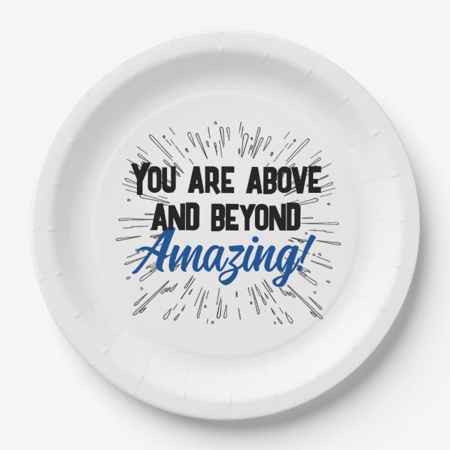 Personalised Celebration  Paper Plate (Front)