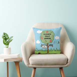 Personalised Celebration Tree Kid's  Cushion