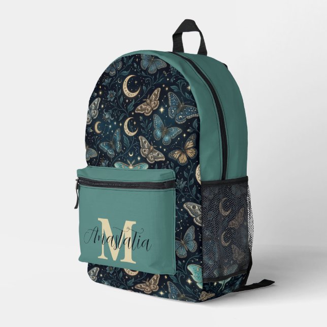 Personalised Celestial Butterfly Backpack (Back Corner Right)