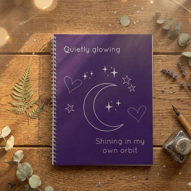 Personalised Celestial Design Spiral Notebook (Creator Uploaded)