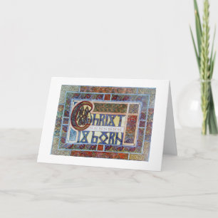 Personalised Celtic Christmas Card