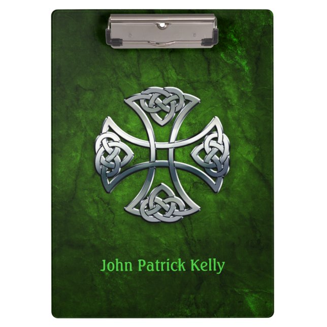 Personalised Celtic Cross Clipboard (Front)