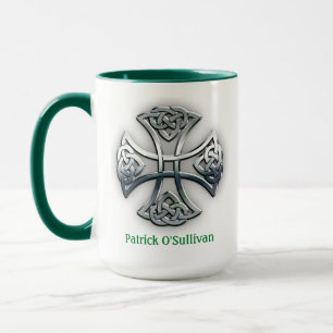 Personalised Celtic Cross Mug
