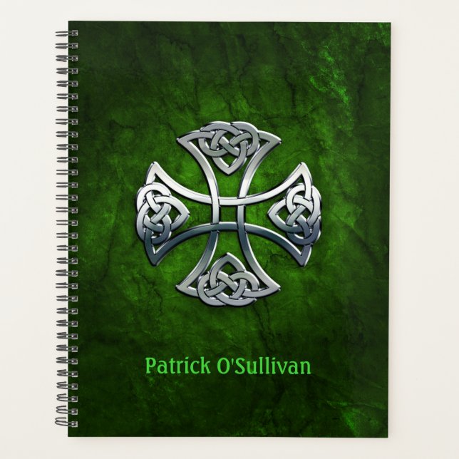 Personalised Celtic Cross Planner (Front)