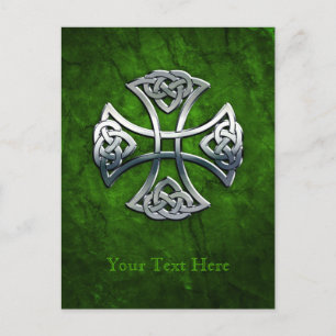 Personalised Celtic Cross Postcard