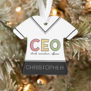 Personalised CEO Chief Executive Officer Boss Gift Ornament