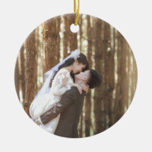 Personalised Ceramic Circle Ornament