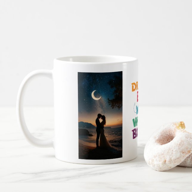 "Personalised Ceramic Mug-Custom Design Coffee Cup (With Donut)