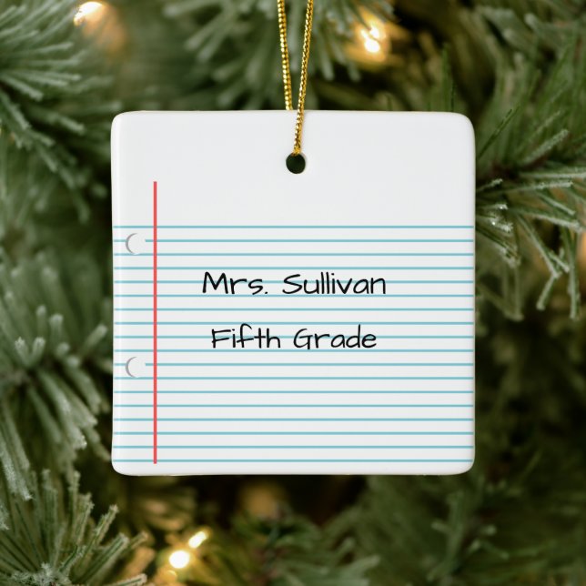 Personalised  ceramic ornament (Tree)