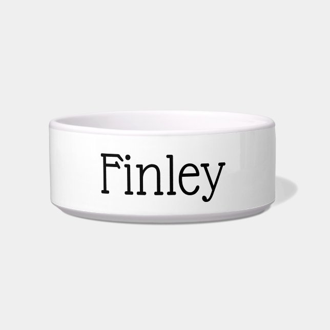 Personalised Ceramic Pet Bowl (Front)