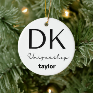 Personalised Ceramic Tree Decoration