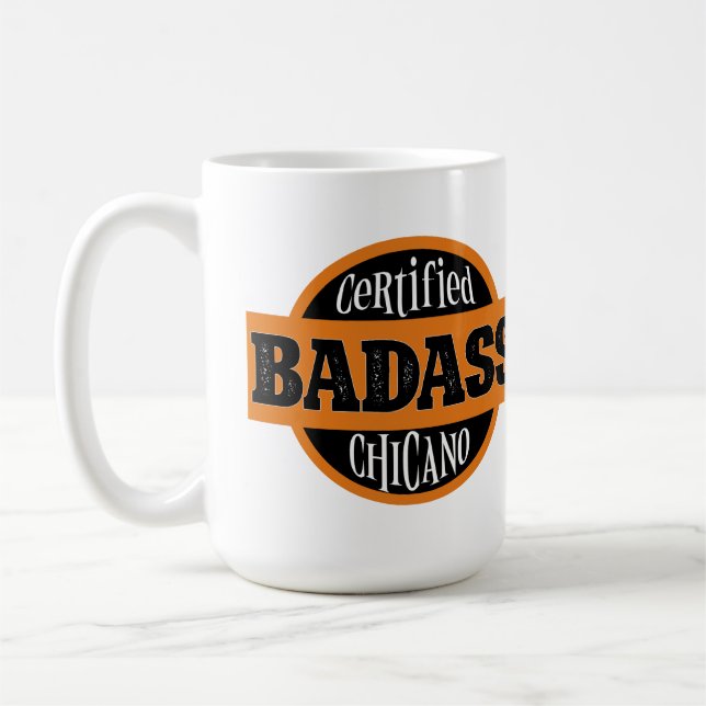Personalised Certified Chicano  Coffee Mug (Left)