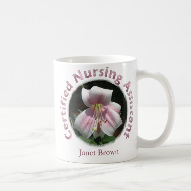 Personalised Certified Nursing Assistant Mug (Right)