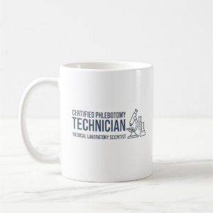 Personalised Certified Phlebotomy Technician Gift Coffee Mug
