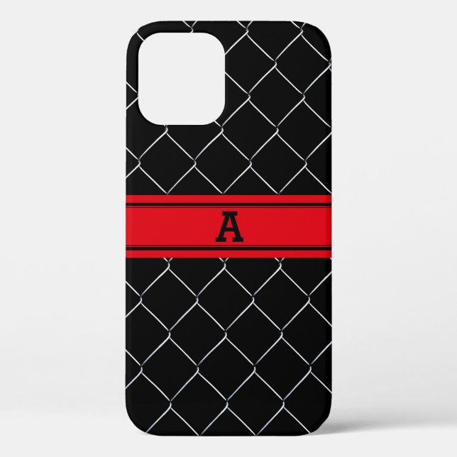 Personalised Chain Link Fence Pattern Case-Mate iPhone Case (Back)