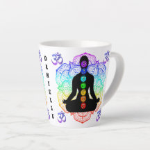 Personalised Chakra Ohm Yogi Zen Mug