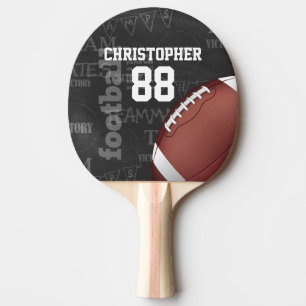 Personalised Chalkboard American Football Ping Pong Paddle