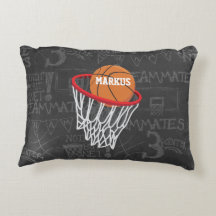 Personalised Chalkboard Basketball and Hoop