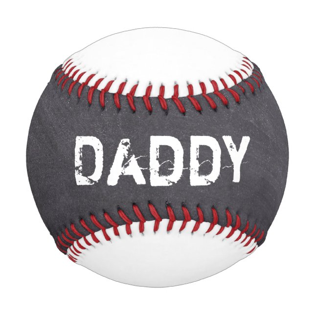 Personalised, Chalkboard, Father's day, Baseball (Front)