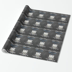 Personalised Chalkboard Wedding Wrapping Paper