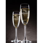 Personalised Champagne Glass Set of Two