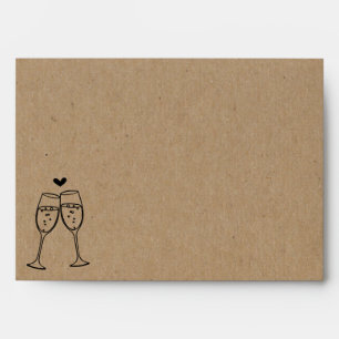 Personalised Champagne Toast Envelope