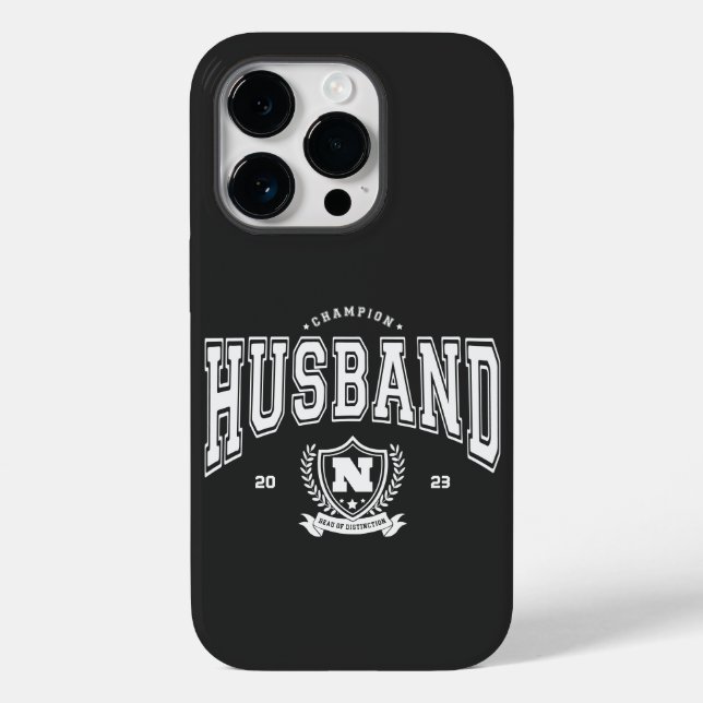 Personalised Champion Husband Funny Men's Gift Case-Mate iPhone Case (Back)