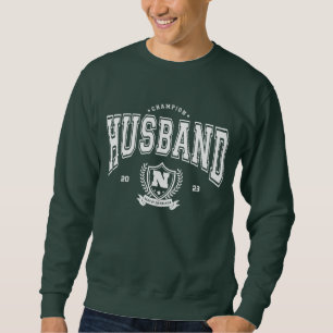 Personalised Champion Husband Funny Men's Gift Sweatshirt