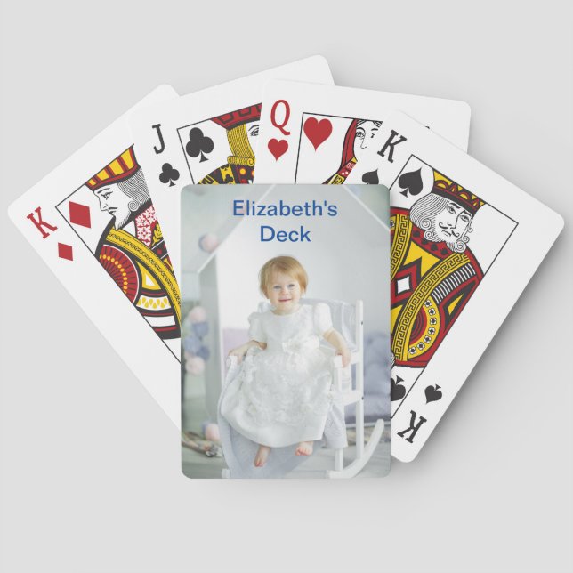 Personalised Changeable Image Playing Cards (Back)