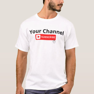 Personalised Channel Subscribe T-Shirt