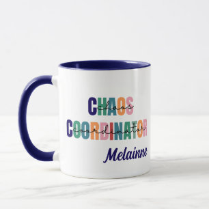 Personalised Chaos Coordinator, Coordinator Gift Mug