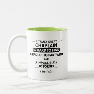 Personalised Chaplain  Two-Tone Coffee Mug