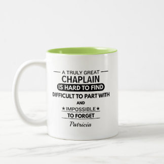 Personalised Chaplain  Two-Tone Coffee Mug