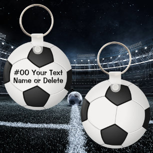 Personalised Cheap Soccer Gifts for Girls & Boys Key Ring
