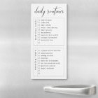 Personalised Checkbox 2 Sections Routine List