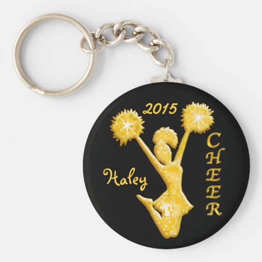 Personalised Cheer Keychains with NAME and YEAR