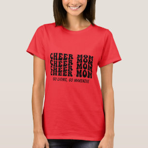 Personalised Cheer Mum T-shirt