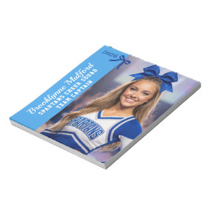 Personalised Cheer Photo Autograph Notepad