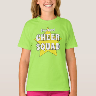 Personalised Cheer Squad Girl's T-Shirt