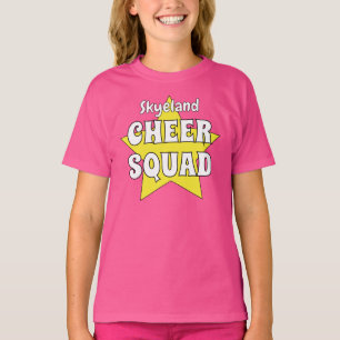 Personalised Cheer Squad Girl's T-Shirt