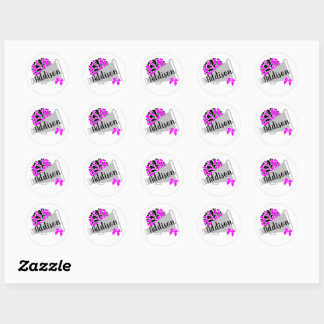 Personalised Cheer Stickers Cheerleader Sticker