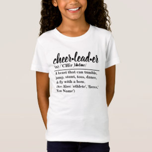 Personalised Cheerleader Definition T-Shirt