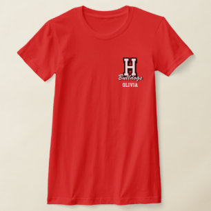 Personalised Cheerleader Name, Custom Cheer T-Shirt