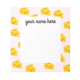 Personalised Cheese Notepad